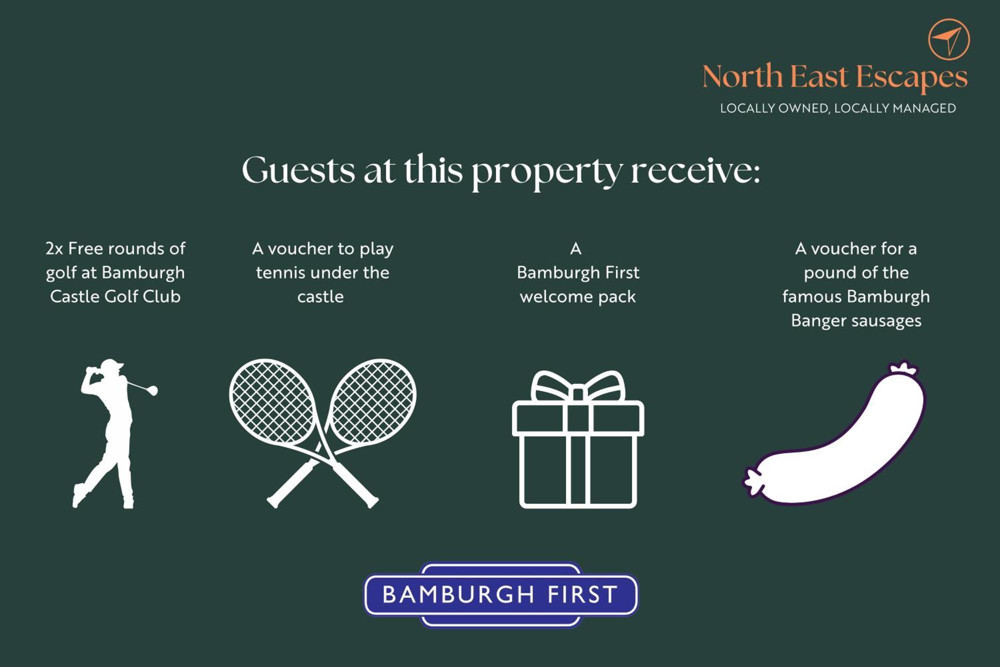 Babbling Burn Cottage - North East Escapes Bamburgh Exteriör bild